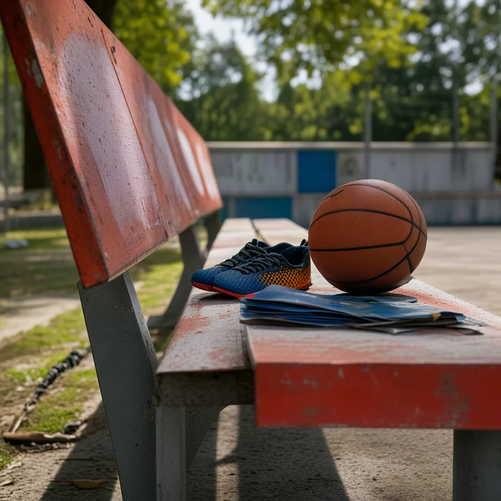 Cosmos 3 Super T2I, A bench and a sports ball, Seed 42