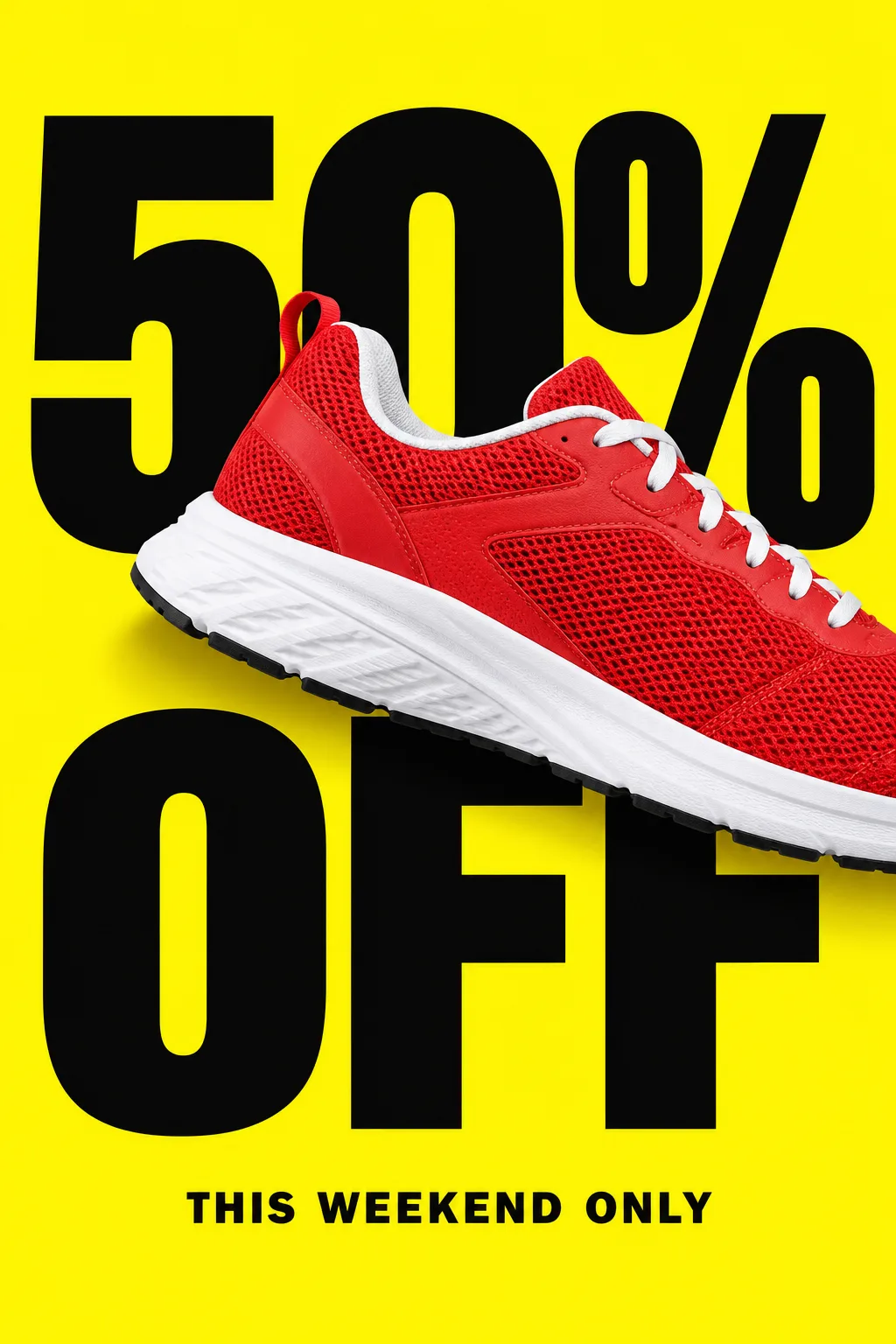 Move a sneaker down by 300 pixels, input, Input image